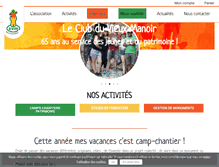 Tablet Screenshot of clubduvieuxmanoir.fr